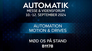 AUTOMATIK ➡ Din mulighet til å fremtidssikre og optimere din bedrifts produksjon. Besøk AUTOMATIK-messen og få innsikt i de nyeste teknologiene, nettverk med innovative leverandører i bransjen og bli inspirert av ny kunnskap fra et fremtidsrettet konferanseprogram.

